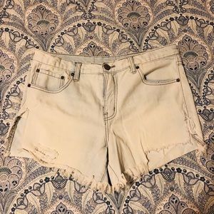 Free People Jean Shorts